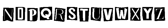 Magazine Design Regular Font LOWERCASE