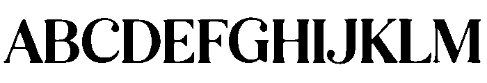 Magazines Luxury Font UPPERCASE
