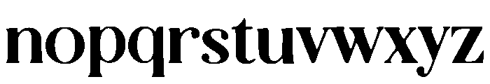 Magazines Luxury Font LOWERCASE