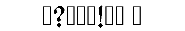 Magda Regular Font OTHER CHARS