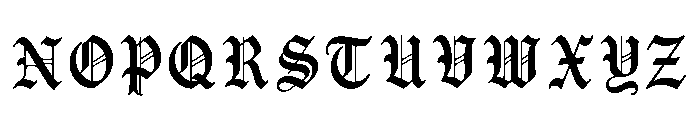 Magda Regular Font LOWERCASE