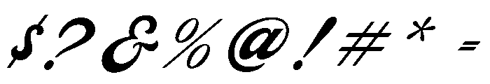 Magdalia-Regular Font OTHER CHARS