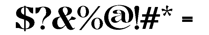 Mageth Regular Font OTHER CHARS