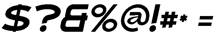 Maggle Italic Font OTHER CHARS