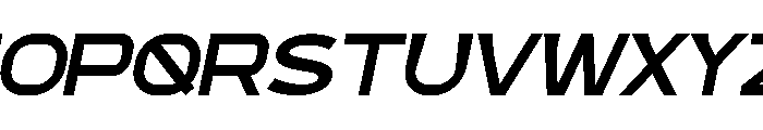 Maggle Italic Font UPPERCASE