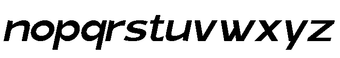 Maggle Italic Font LOWERCASE