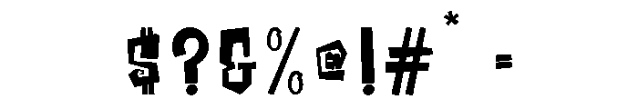 MagibloxRegular Font OTHER CHARS