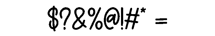 Magic Bloom Regular Font OTHER CHARS