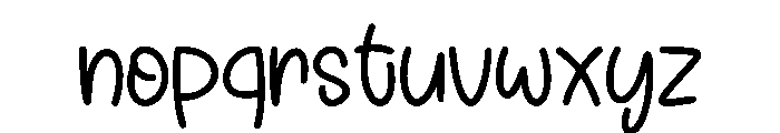 Magic Bloom Regular Font LOWERCASE