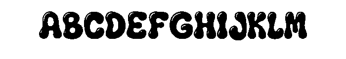 Magic Bubble Regular Font UPPERCASE