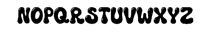 Magic Bubble Regular Font UPPERCASE