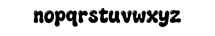 Magic Bubble Regular Font LOWERCASE