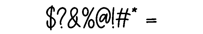 Magic Bunny Regular Font OTHER CHARS