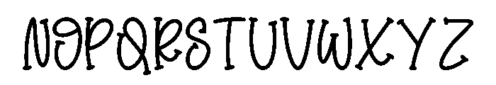 Magic Bunny Regular Font UPPERCASE