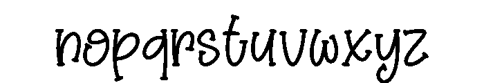 Magic Bunny Regular Font LOWERCASE