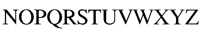 Magic Christmas Monogram Font LOWERCASE