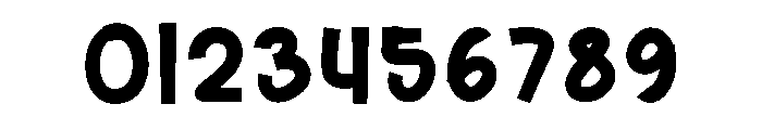 Magic Chunky Font OTHER CHARS