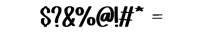 Magic Clover Regular Font OTHER CHARS
