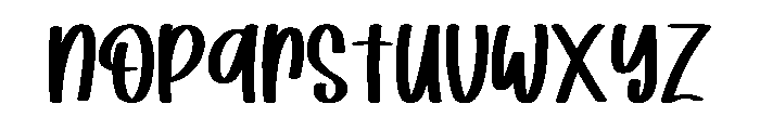 Magic Clover Regular Font LOWERCASE