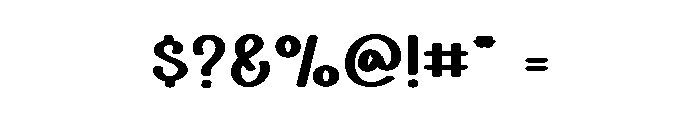 Magic Colour Font OTHER CHARS