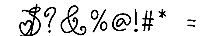 Magic Cupid Font OTHER CHARS