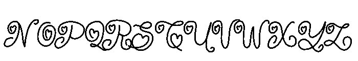 Magic Cupid Font UPPERCASE