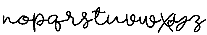 Magic Cupid Font LOWERCASE