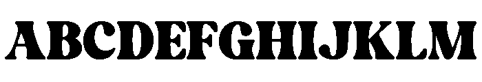 Magic Display Regular Font UPPERCASE