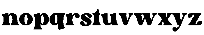 Magic Display Regular Font LOWERCASE