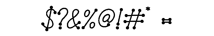 Magic Dots Font OTHER CHARS