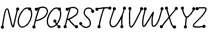 Magic Dots Font UPPERCASE