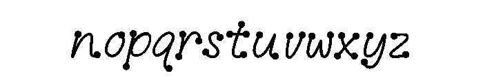 Magic Dots Font LOWERCASE