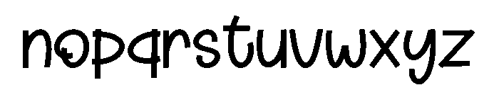 Magic Easter Regular Font LOWERCASE