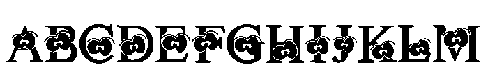 Magic Eye Font UPPERCASE