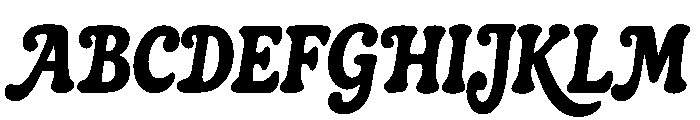 Magic Groove Font UPPERCASE