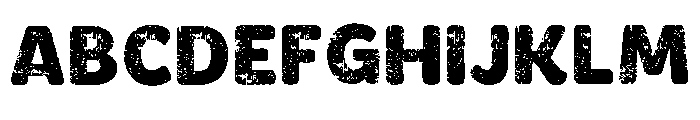 Magic Grunge Regular Font UPPERCASE