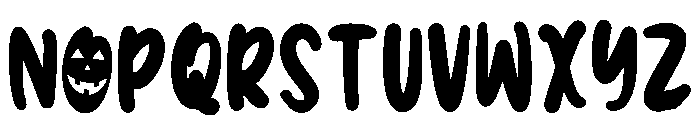 Magic Halloween Regular Font UPPERCASE