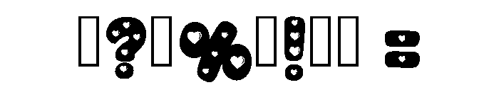 Magic Heart Regular Font OTHER CHARS