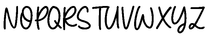 Magic Jasmine Font UPPERCASE