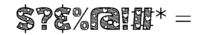 Magic Lovely Font OTHER CHARS