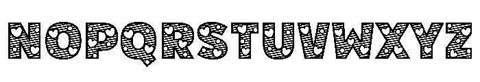 Magic Lovely Font UPPERCASE