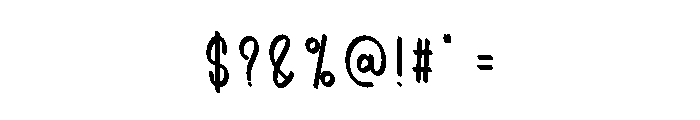 Magic Midnight Font OTHER CHARS