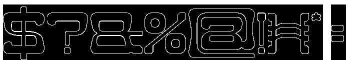 Magic Poetry-Hollow-Inverse Font OTHER CHARS
