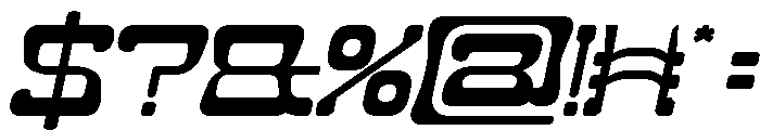 Magic Poetry Italic Font OTHER CHARS