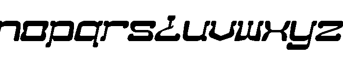 Magic Poetry Italic Font LOWERCASE