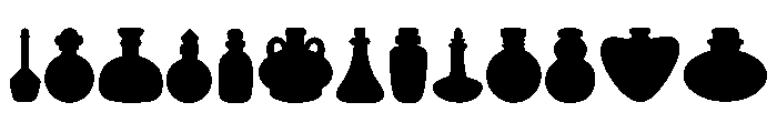 Magic Potion Font UPPERCASE