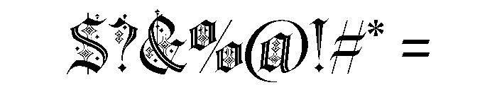 Magic Round Regular Font OTHER CHARS
