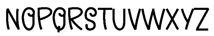 Magic Saloves Font UPPERCASE
