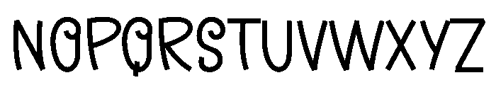 Magic Saloves Font LOWERCASE