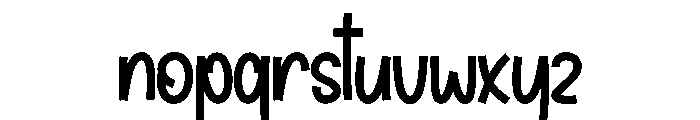 Magic School Font LOWERCASE